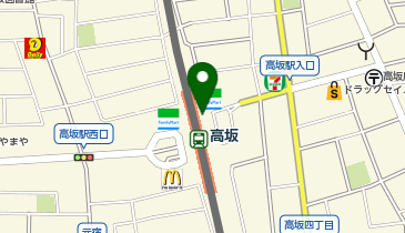 TOBU PARK高坂駅東口駐輪場の地図画像