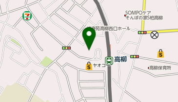 TOBU PARK高柳駅西口駐輪場の地図画像