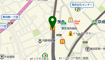 TOBU PARK EQUIA曳舟お客様第2駐輪場の地図画像