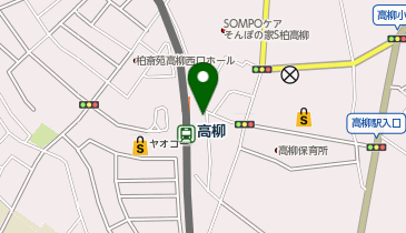 TOBU PARK高柳駅東口第1駐輪場の地図画像