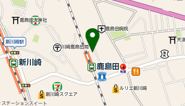 TOBU PARK鹿島田駅前バイク駐輪場の地図画像