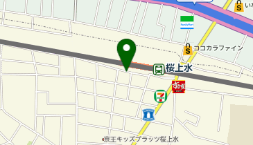 TOBU PARK桜上水駅南口駐輪場の地図画像