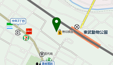 TOBU PARK東武動物公園駅西口店舗駐輪場の地図画像
