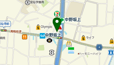 TOBU PARK中野坂上駅バイク駐輪場の地図画像