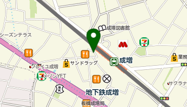 TOBU PARK成増駅南口第3駐輪場の地図画像