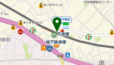 TOBU PARK下赤塚駅北口駐輪場の地図画像