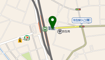 TOBU PARK羽生駅東口駐輪場の地図画像