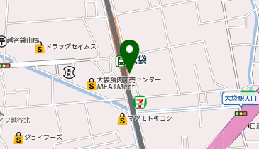 TOBU PARK大袋駅東口駐輪場の地図画像