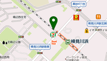 TOBU PARKペリエ検見川浜駐輪場の地図画像