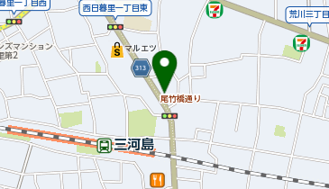 TOBU PARK三河島駅駐輪場の地図画像