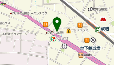 TOBU PARKヒューリック成増駐輪場の地図画像