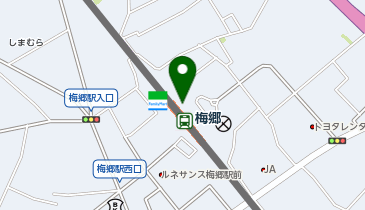 TOBU PARK 東武梅郷駅東口駐輪場の地図画像