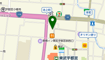 TOBU PARK 東武宇都宮駅第1駐輪場の地図画像