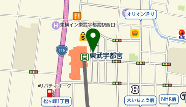 TOBU PARK 東武宇都宮駅第2駐輪場の地図画像