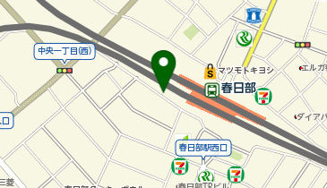 TOBU PARK 春日部駅西口駐輪場の地図画像