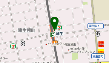 TOBU PARK蒲生駅東口駐輪場の地図画像