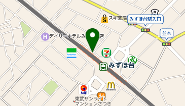 TOBU PARKみずほ台駅東口第1駐輪場の地図画像