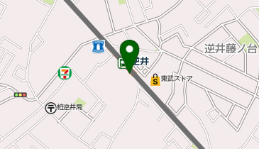 TOBU PARK逆井駅西口駐輪場の地図画像