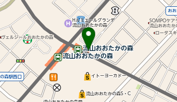 TOBU PARK流山おおたかの森東口駐輪場の地図画像