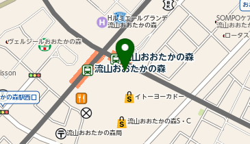 TOBU PARK流山おおたかの森南口駐輪場の地図画像