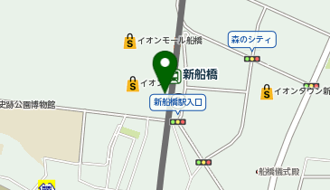 TOBU PARK新船橋駅駐輪場の地図画像