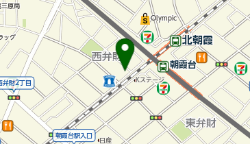TOBU PARK朝霞台駅南口駐輪場の地図画像