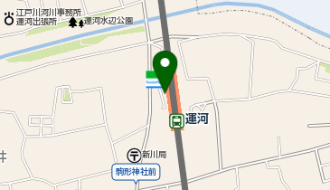 TOBU PARK運河駅西口駐輪場の地図画像