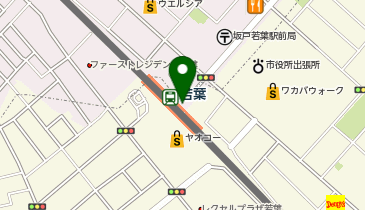 TOBU PARK若葉駅東口駐輪場の地図画像