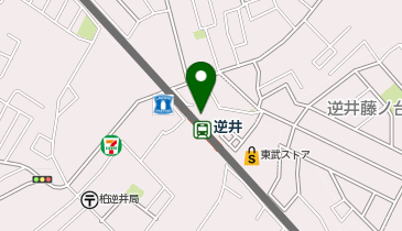 TOBU PARK逆井駅東口駐輪場の地図画像