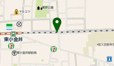 TOBU PARK 東小金井駅東高架下駐輪場の地図画像