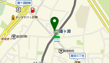 TOBU PARK 鐘ケ淵駅西口駐輪場の地図画像