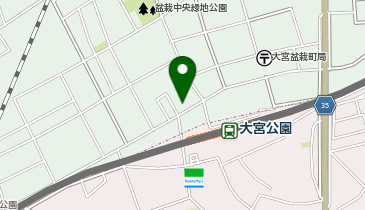 TOBU PARK 大宮公園駅駐輪場の地図画像