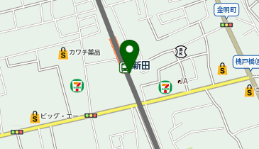 TOBU PARK東武ストア新田店駐輪場の地図画像