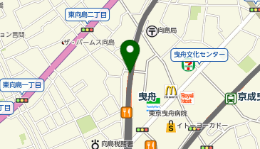 TOBU PARK曳舟駅高架下駐輪場の地図画像