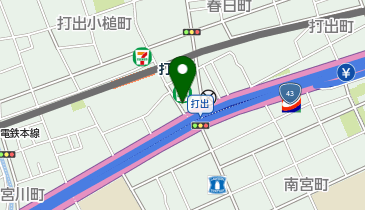グッドパーキング阪神打出南駐輪場の地図画像