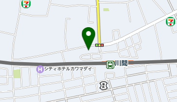 グッドパーキング川間駅の地図画像