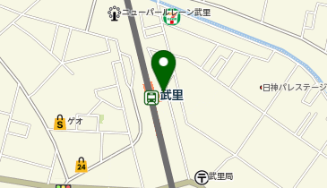 グッドパーキング武里の地図画像