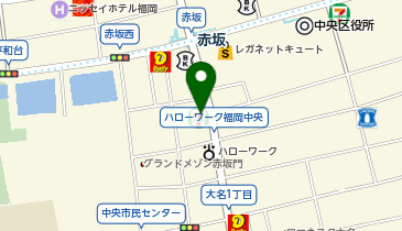 グッドパーキングコンセントリクス福岡天神ビルの地図画像