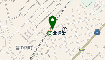 グッドパーキング北信太駅前の地図画像
