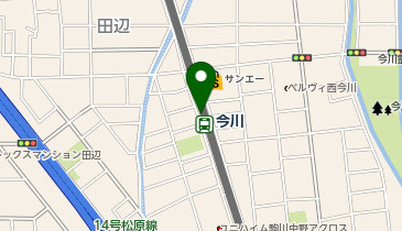 Pat近鉄今川駅前駐輪場の地図画像