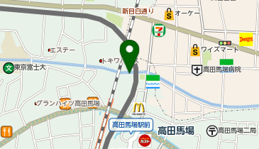 新宿区高田馬場2丁目22番2のうち 高田馬場駅前みんちゅう駐輪場の地図画像
