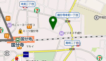 国分寺市本町2-3-4 みんちゅう駐輪場の地図画像