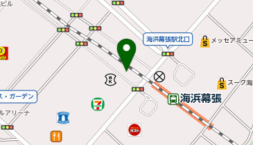 千葉市美浜区中瀬2丁目  海浜幕張駅前みんちゅう原付バイク駐車場の地図画像