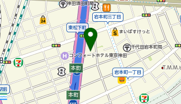 千代田区岩本町2-4-10 神田岩本町ビルみんちゅうバイク駐車場(日貸し)の地図画像