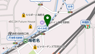 海老名市扇町1076番地1 海老名駅西口第1自転車駐車場の地図画像