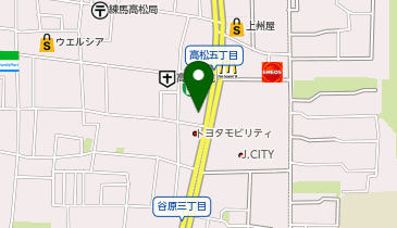 練馬区高松6丁目 1番15 スパシエ ルクス 光が丘 日貸し駐輪場の地図画像