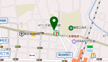 大田区西蒲田5-27-10 りそな蒲田ビルみんちゅう駐輪場の地図画像