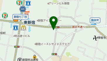 新宿区新宿6丁目27-52 メイクスデザイン 一般利用者不可の地図画像