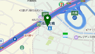 目黒区東山3-3 みずほ銀行池尻大橋東口の地図画像