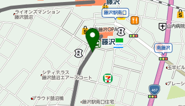 藤沢市鵠沼石上1丁目1-2 藤沢市鵠沼石上1丁目1-2藤沢駅前駐輪場の地図画像
